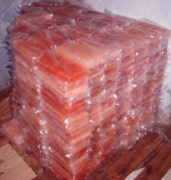 salt bricks ready to pack