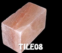 pink salt blocks 3x3x6 inches