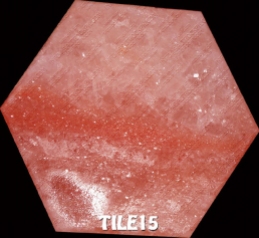 hexagonal salt bricks 1.5x8x8 inches